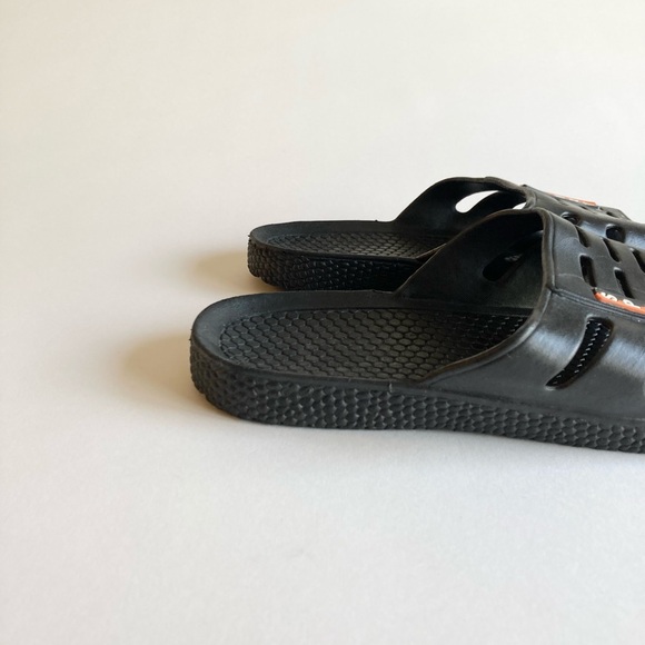 Men’s Sport Black Rubber Flip Flops Sandals size US 9 - Picture 4 of 13